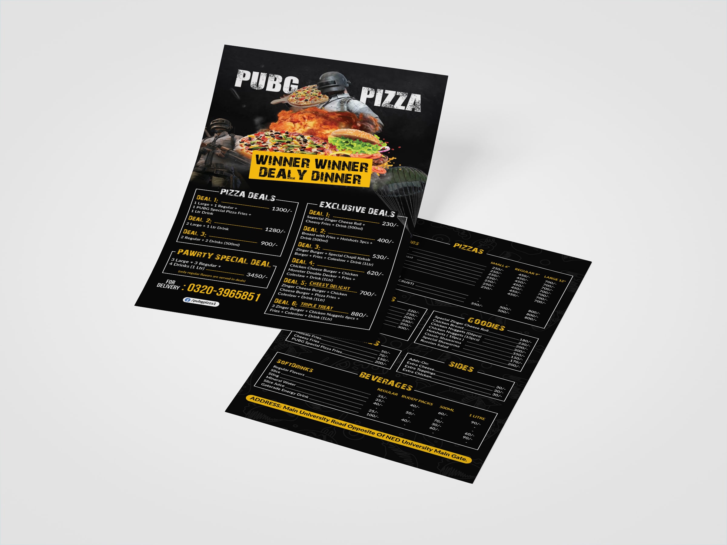 brochure design double vertical layout Edmonton, AB 2026