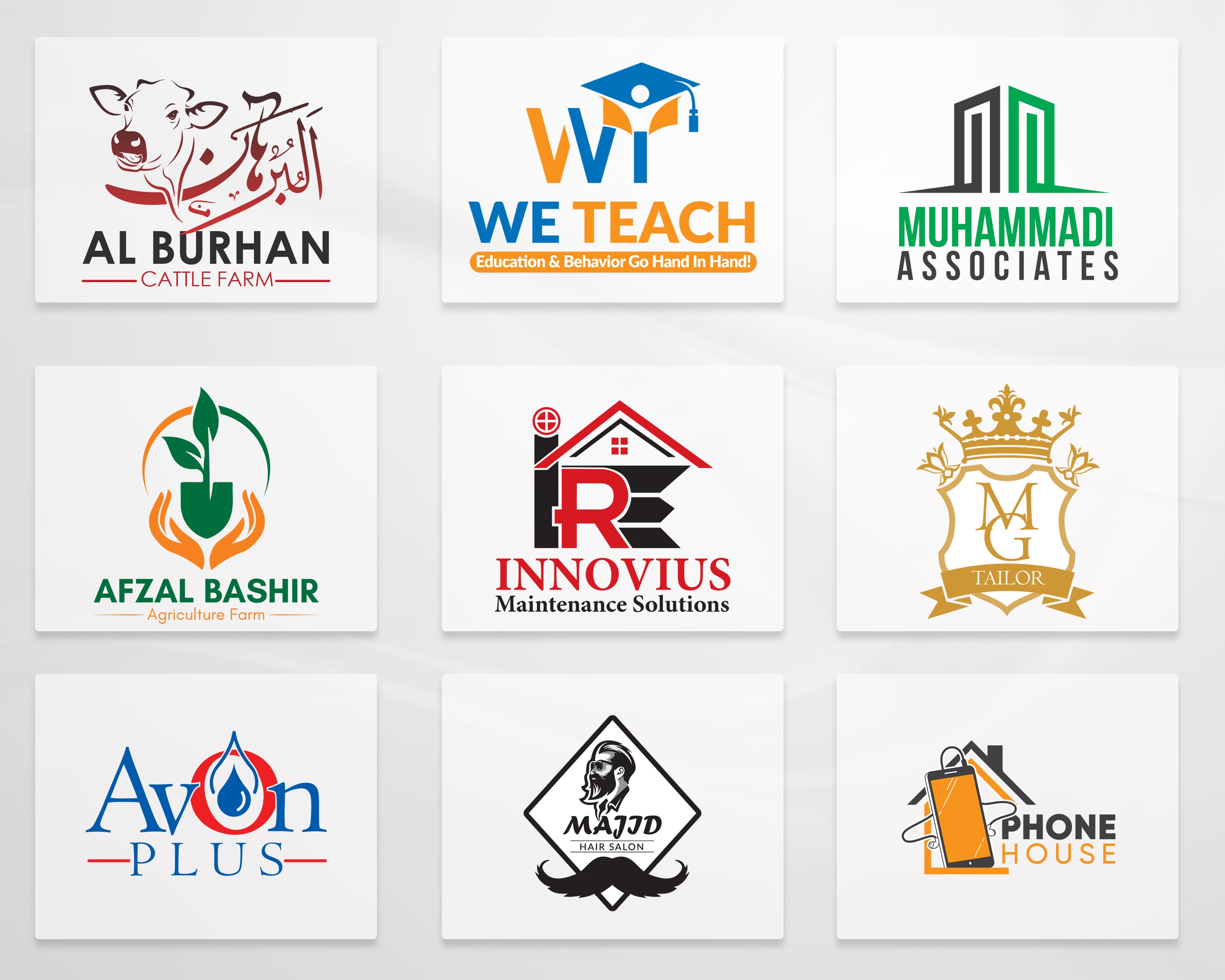 Modern logo design Edmonton, AB creative branding example 2026
