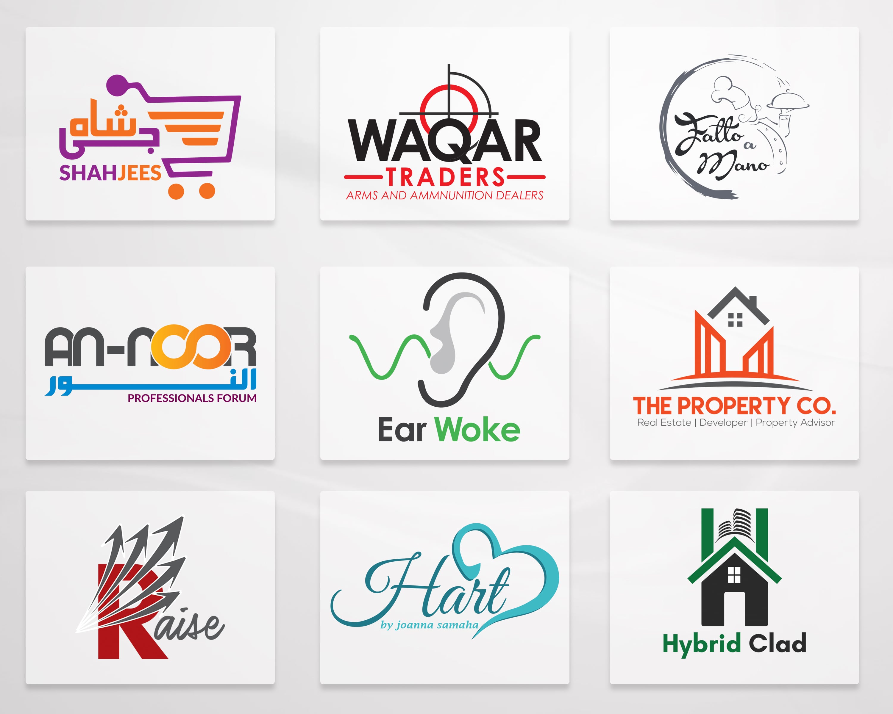 Creative logo design ideas Edmonton, AB brand identity sample 2026