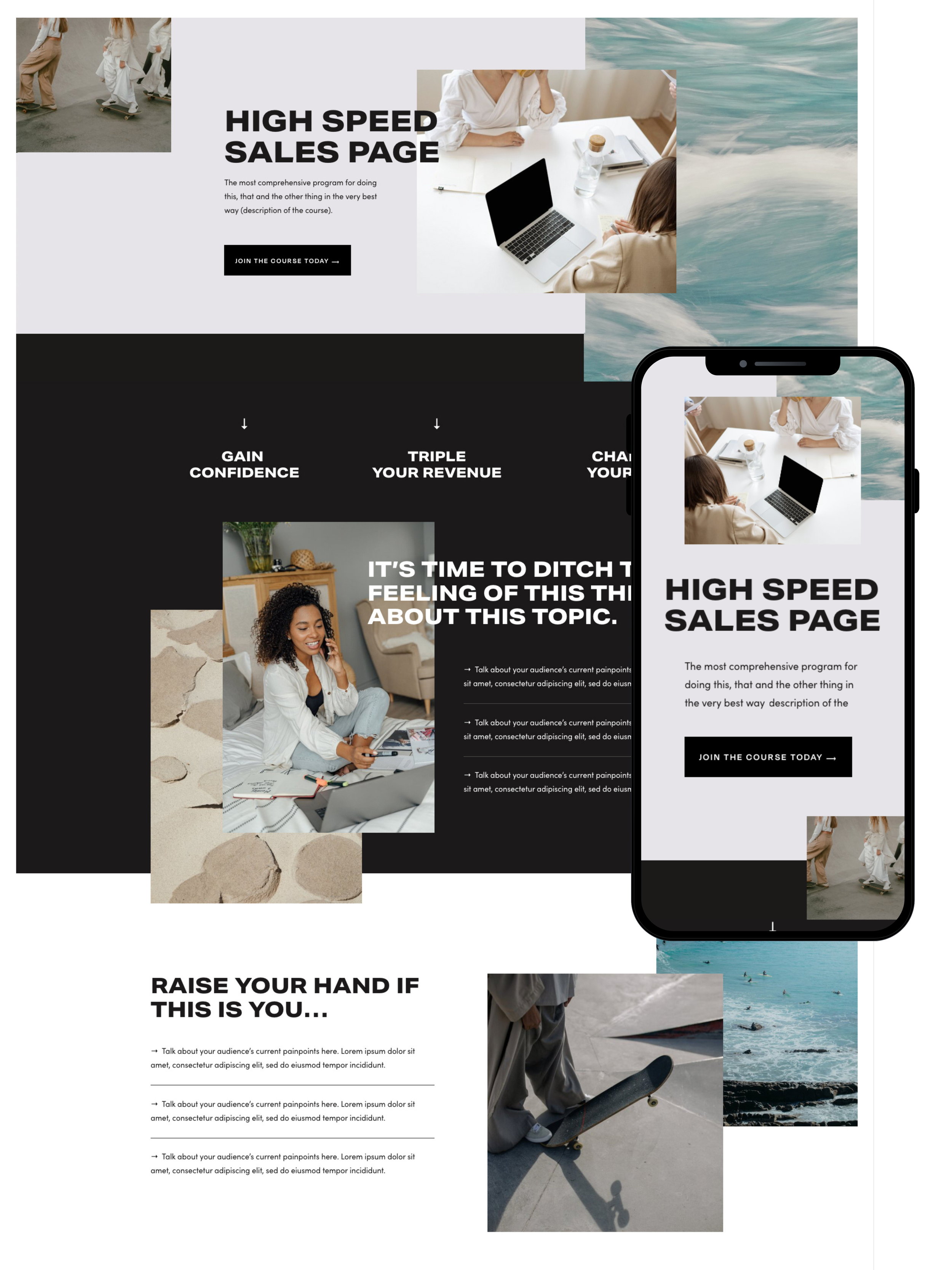 Sales Page Design | Elite Launch Design - Create in Edmonton, AB for Higher Conversions
