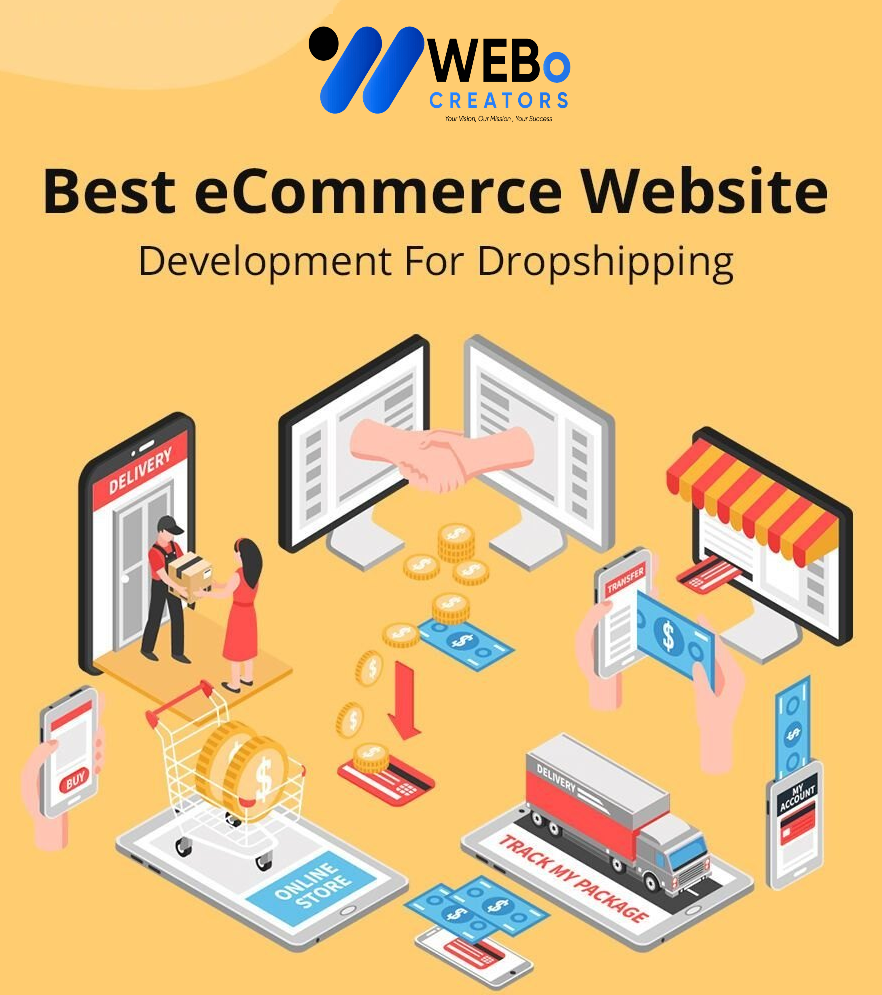 Modern Shopify dropshipping store design for online selling in Edmonton, AB 2026