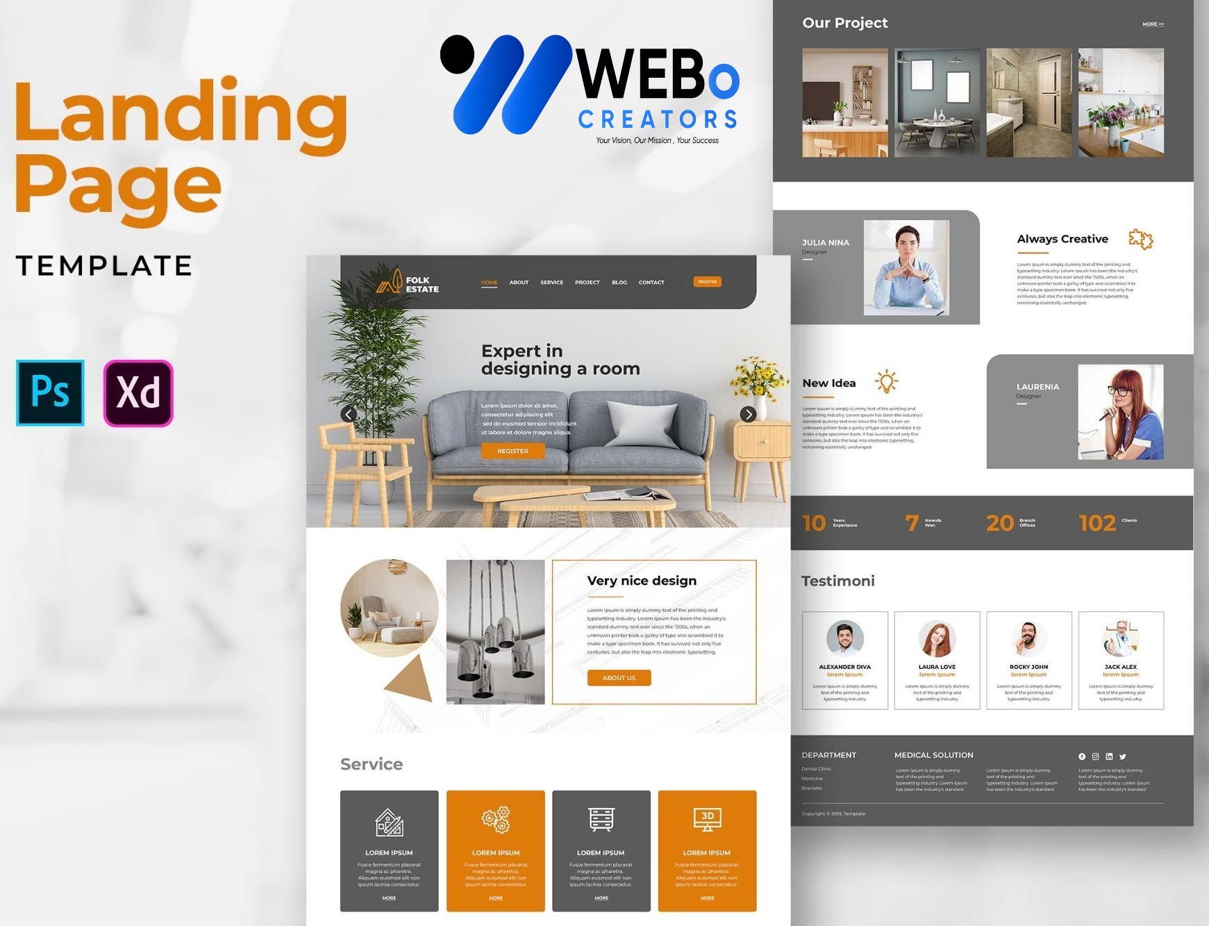 Creative Landing Page Designs, Themes, Graphic Elements for Edmonton, AB Businesses 2026