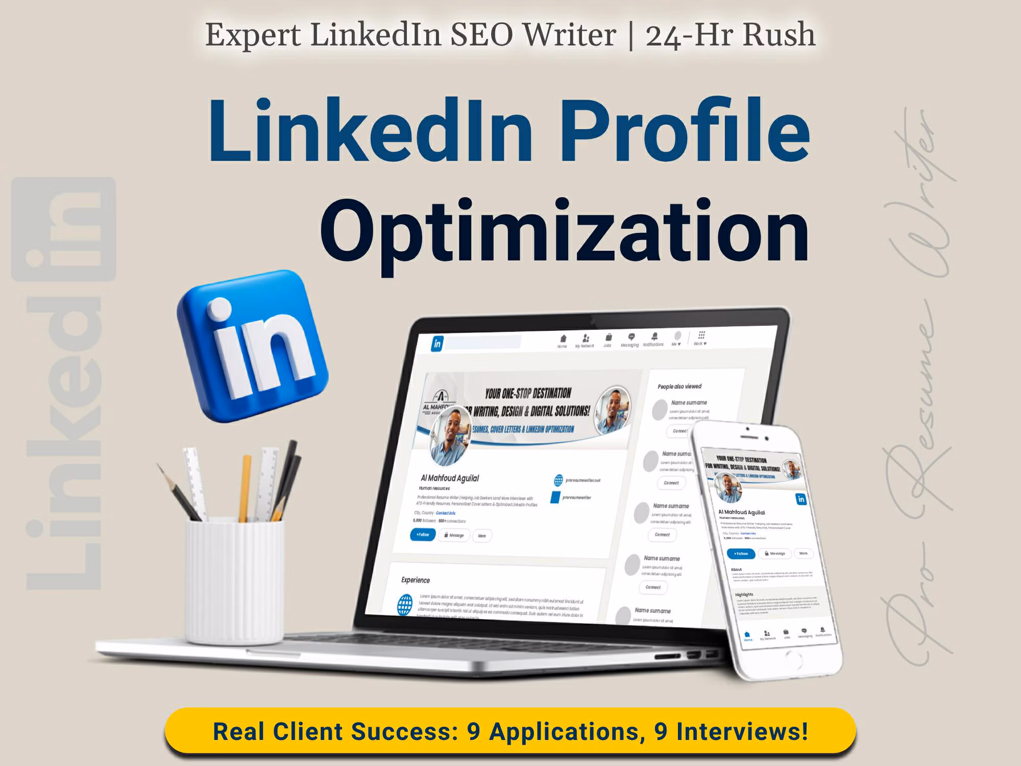 Profile Optimization & Enhancement LinkedIn Profile Building & Writing Services in Edmonton, AB 2026