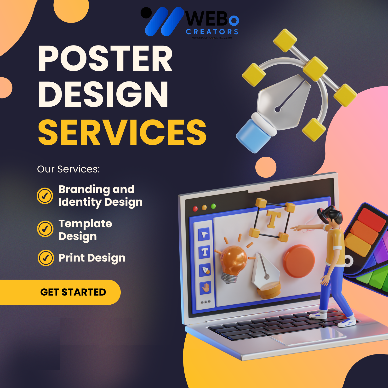 Poster Design Service | Get Powerful Advertising Poster in Edmonton, AB for Business and Events