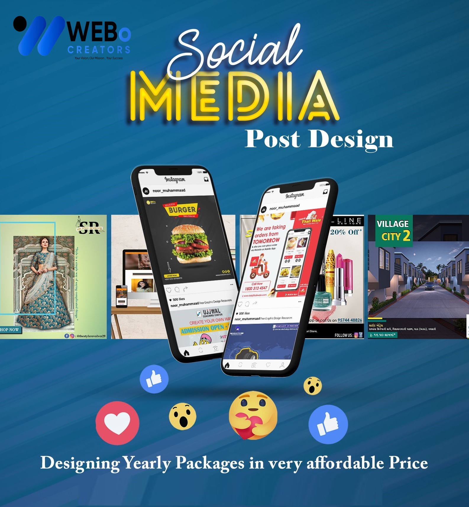 Social Media Post Design Services in Edmonton, AB for Businesses and Brands