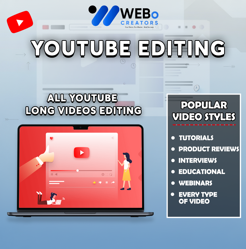 YouTube Video Editing Services at Affordable Cost - Hire Experienced YouTube Video Editors in Edmonton, AB